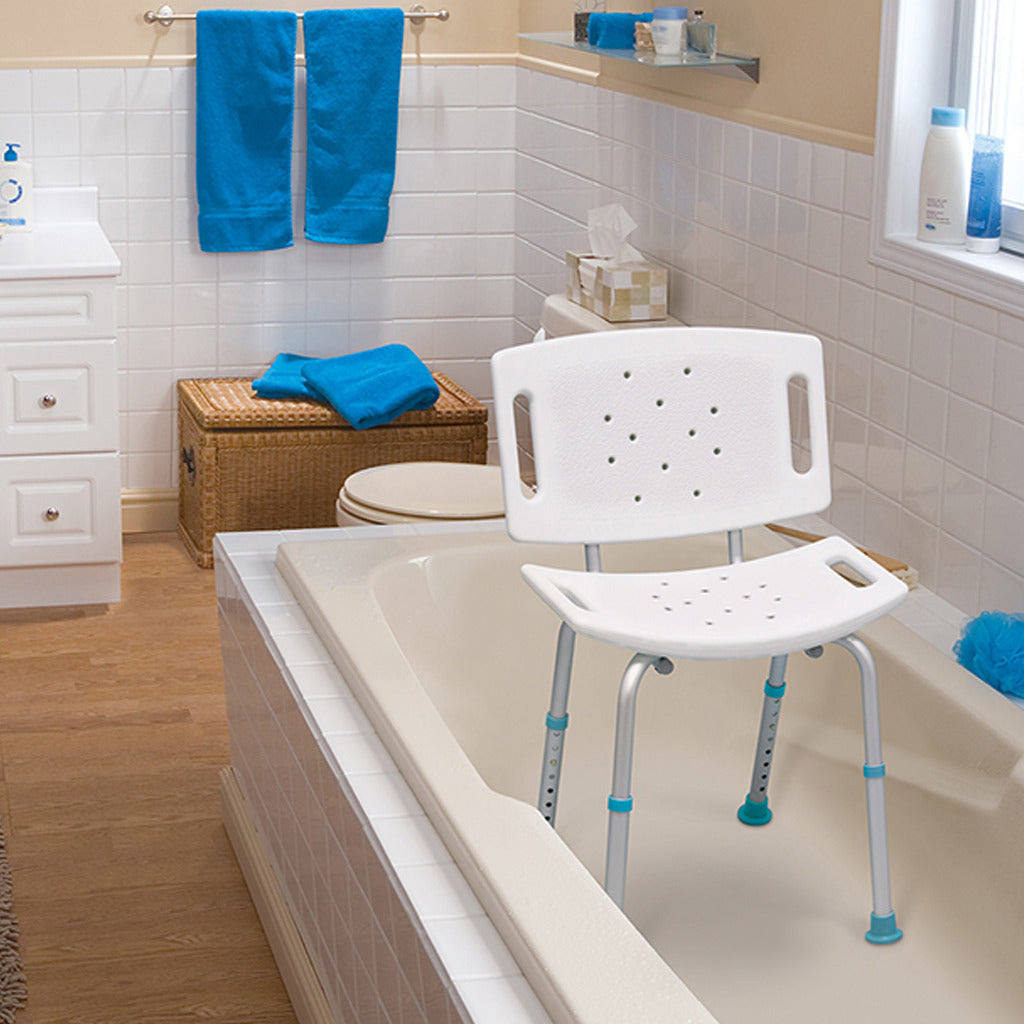 AquaSense Adjustable Bath Seat with Backrest