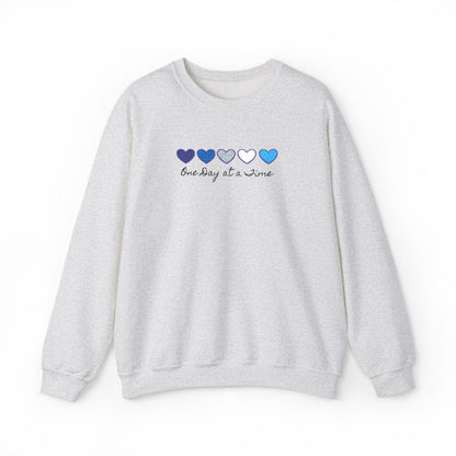 Embroidered Shirt, Sweatshirt Mental Health Awareness , Inspirational Support, Motivational Quotes One Day at a Time