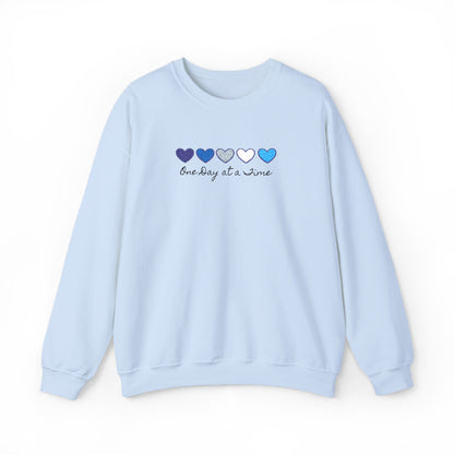 Embroidered Shirt, Sweatshirt Mental Health Awareness , Inspirational Support, Motivational Quotes One Day at a Time