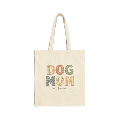 Cotton Canvas Tote Bag | Dog Mom / I Need More Dogs Design Gift