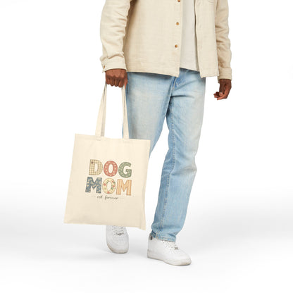 Cotton Canvas Tote Bag | Dog Mom / I Need More Dogs Design Gift