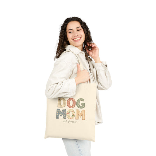 Cotton Canvas Tote Bag | Dog Mom / I Need More Dogs Design Gift