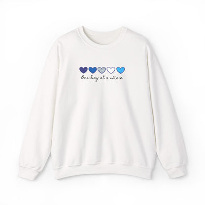 Embroidered Shirt, Sweatshirt Mental Health Awareness , Inspirational Support, Motivational Quotes One Day at a Time