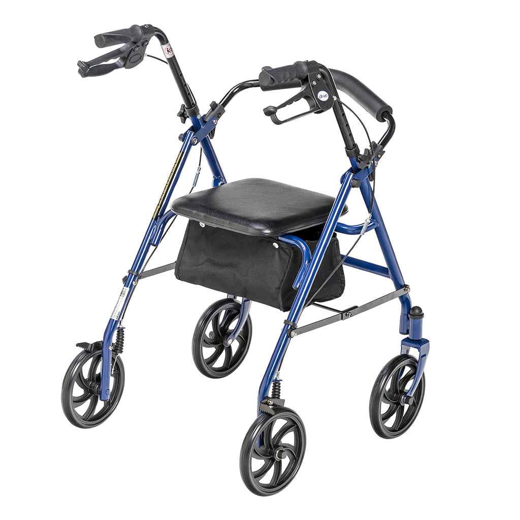 Durable 4 Wheel Rollator with 7.5" Casters