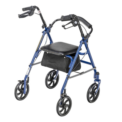 Durable 4 Wheel Rollator with 7.5" Casters