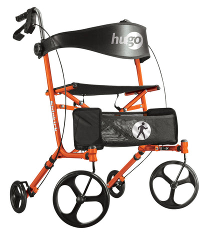 Hugo Sidekick Side-Folding Rolling Walker with a Seat